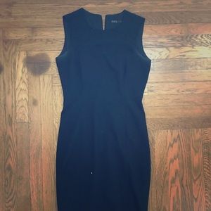 Zara black sheath dress